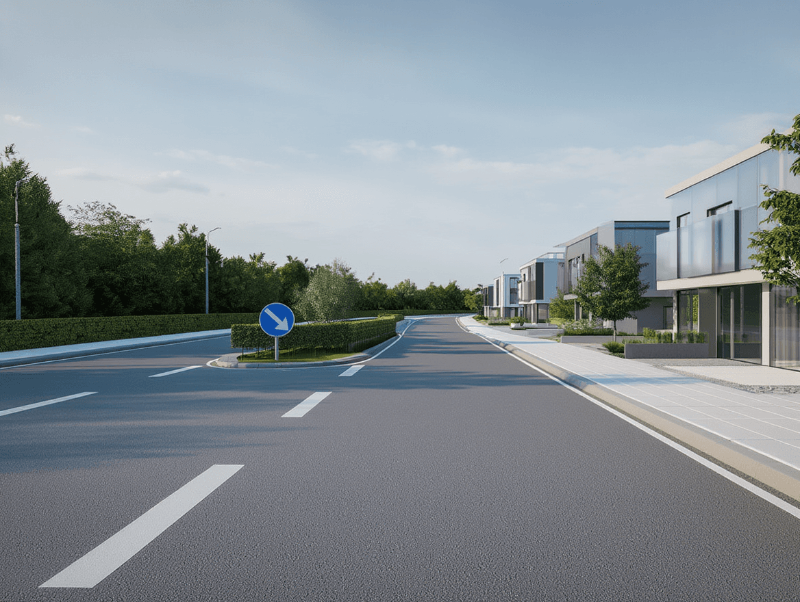 Trafiksituation: Hvordan vil du fortsætte her?