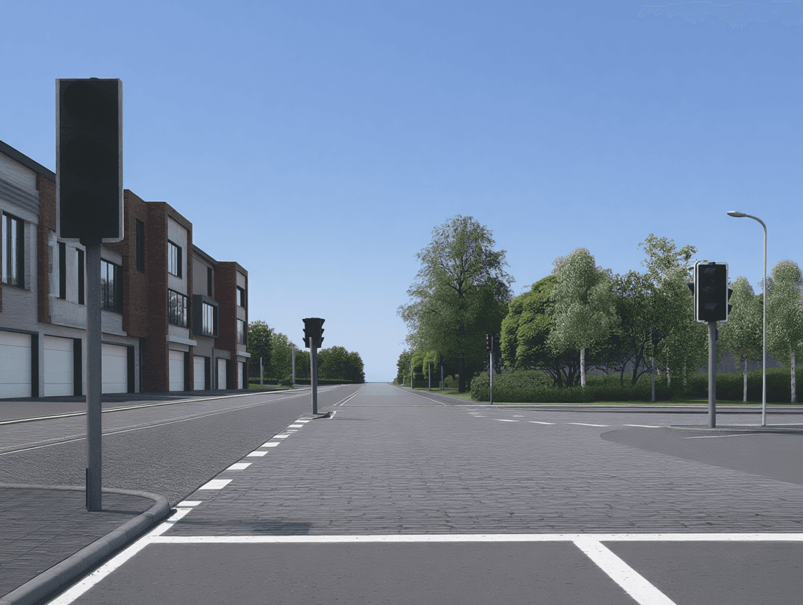 Trafiksituation: Du nærmer dig et lyskryds, hvor lyssignalet er ude af drift. Der er ingen færds…