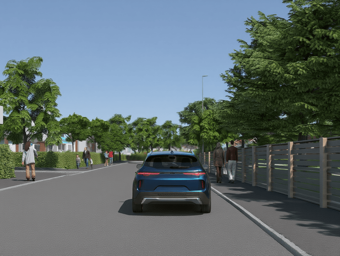 Trafiksituation: Du kører ca. 40 km/t og vil gerne overhale bilen foran dig, som kører meget lan…