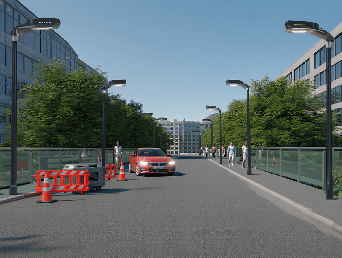 Trafiksituation: Du kører ca. 40 km/t. Den modkørende bil kører også ca. 40 km/t. Der er ingen k…