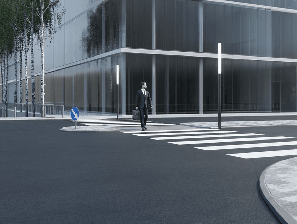 Trafiksituation: Du vil svinge til højre i krydset. Der kommer ingen cyklister eller knallertkør…